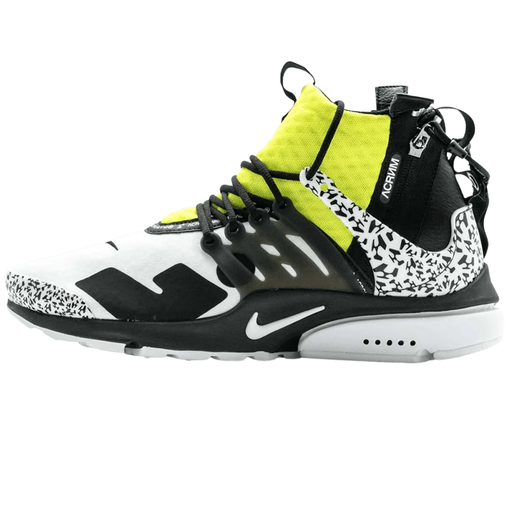ACRONYM x Nike Air Presto Mid Dynamic Yellow