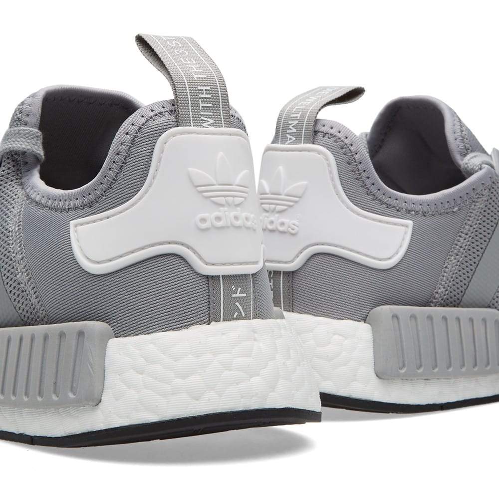 ADIDAS NMD RUNNER JUNIOR Light Onix & White - Image 4