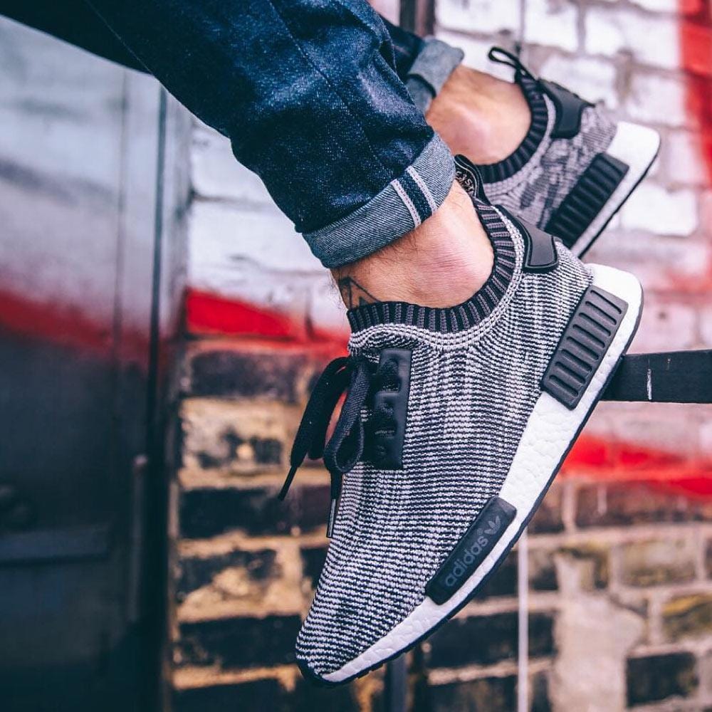 Adidas NMD Primeknit Black White - Image 5