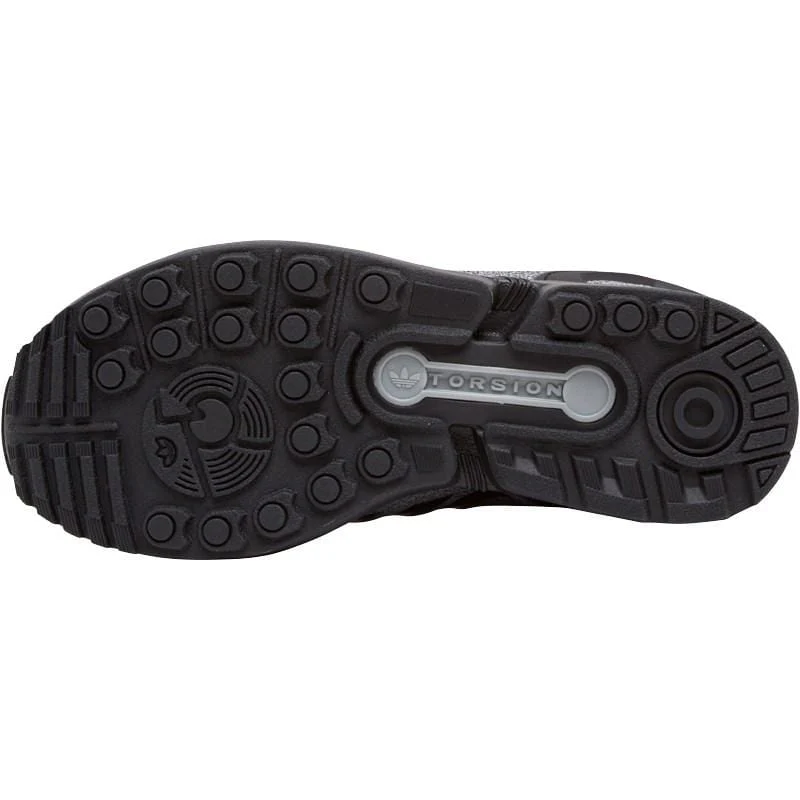adidas Originals Boys ZX Flux Trainers Black-Black-Grey - Image 5