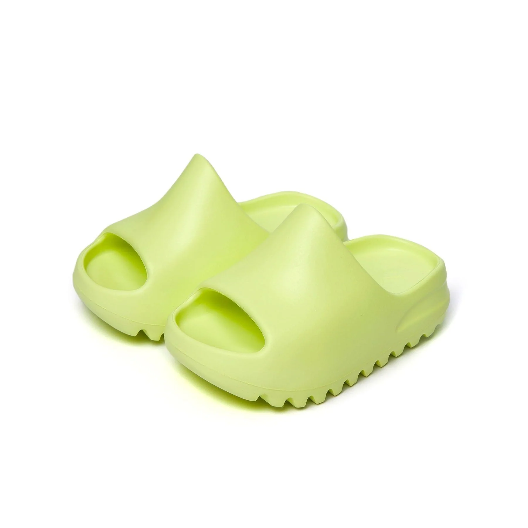 adidas Yeezy Slide Kids 'Glow Green' - Image 2