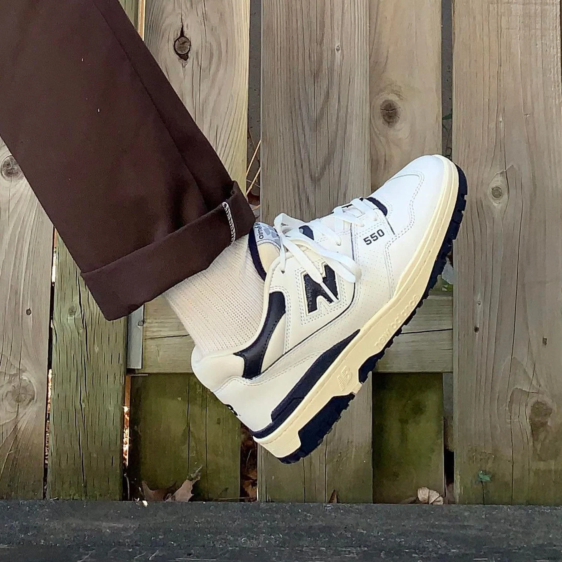 Aimé Leon Dore x New Balance 550 'Navy' - Image 6