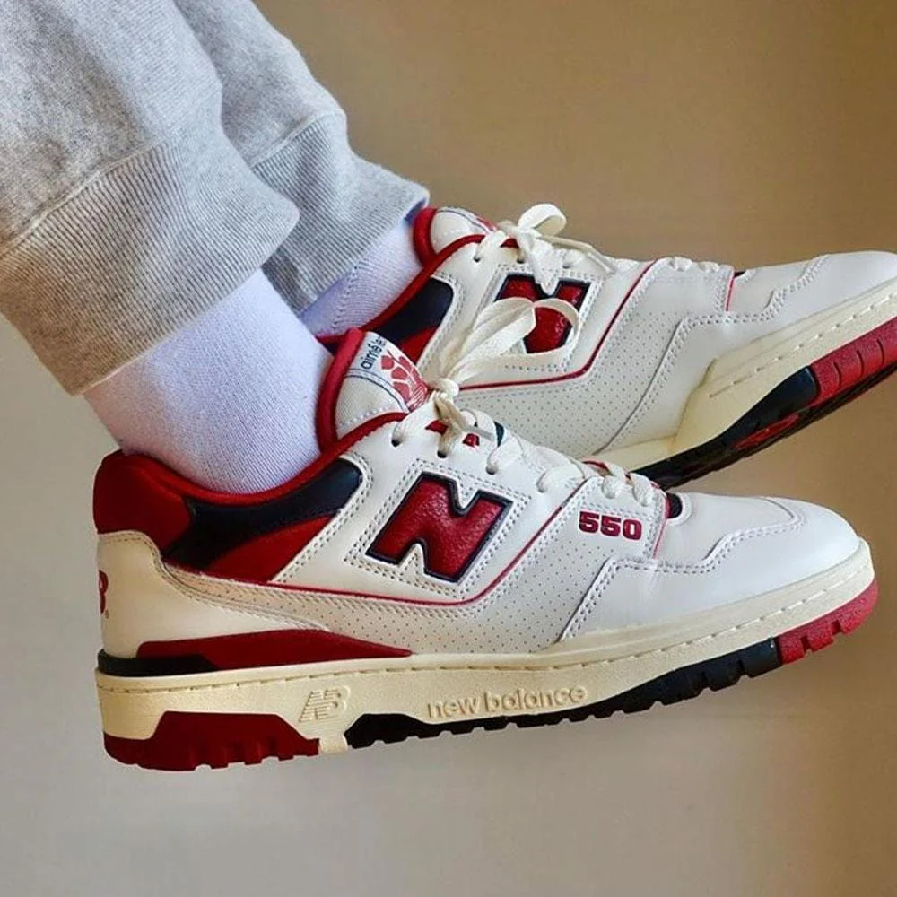 Aimé Leon Dore x New Balance 550 'Red' - Image 7