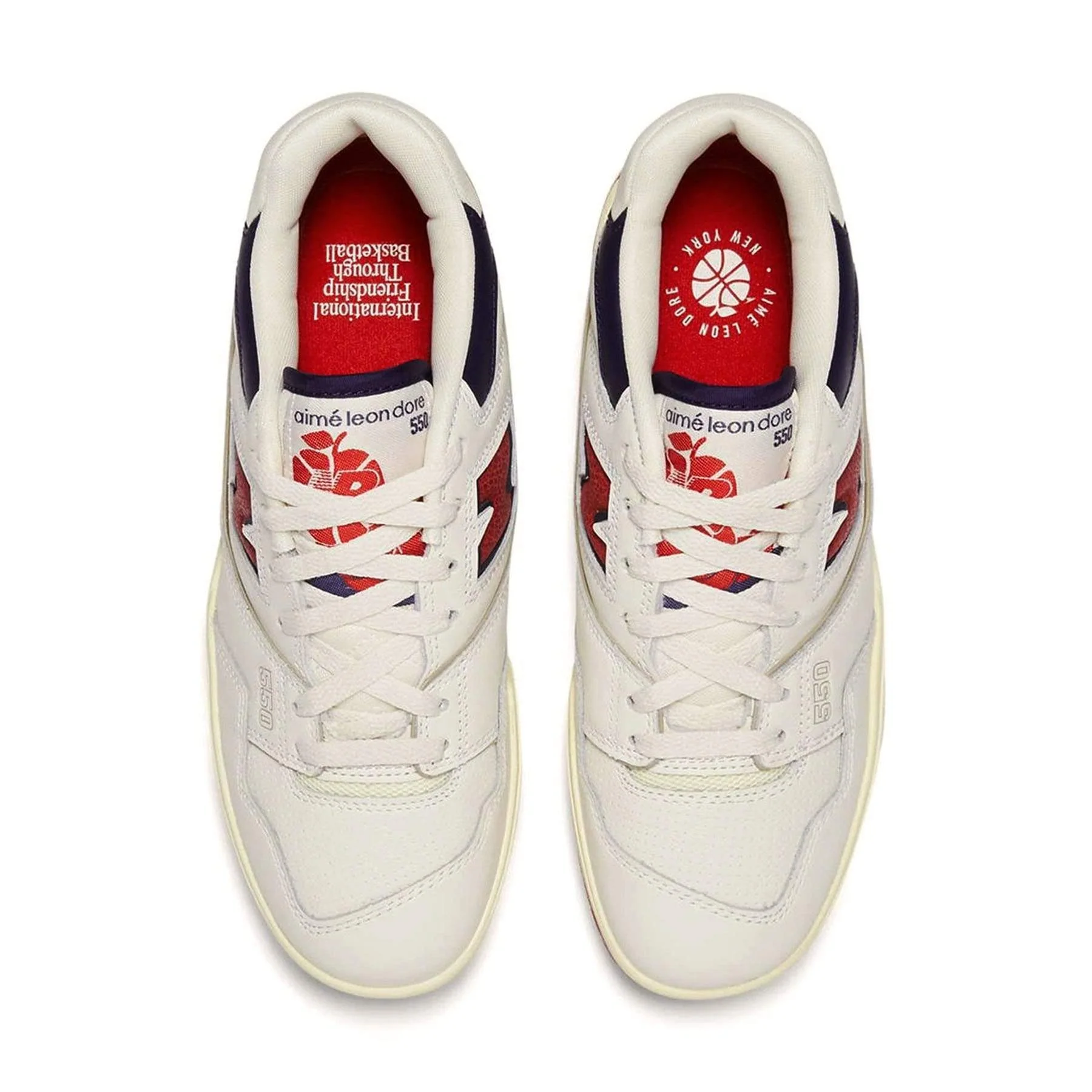 Aimé Leon Dore x New Balance 550 ‘Red Navy’ - Image 5