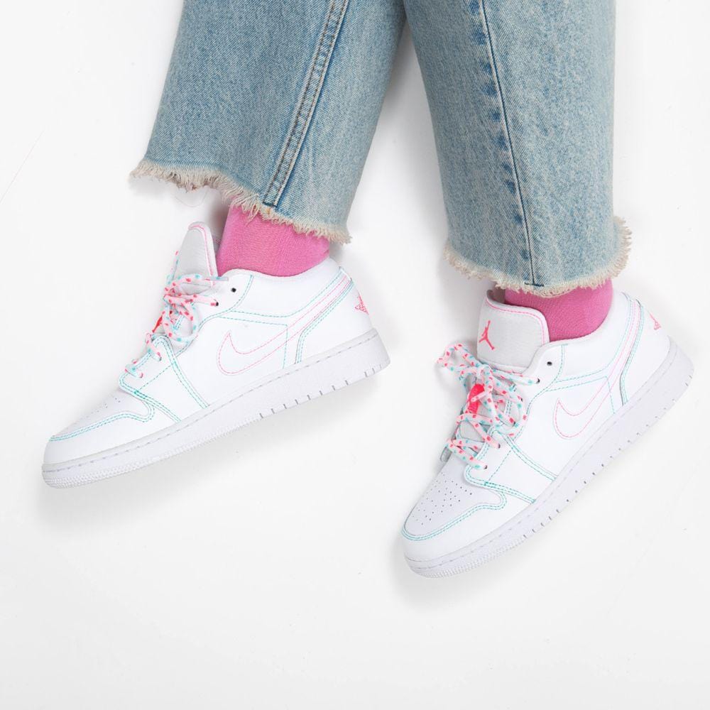 Air Jordan 1 Low GS 'Aurora Green' - Image 7