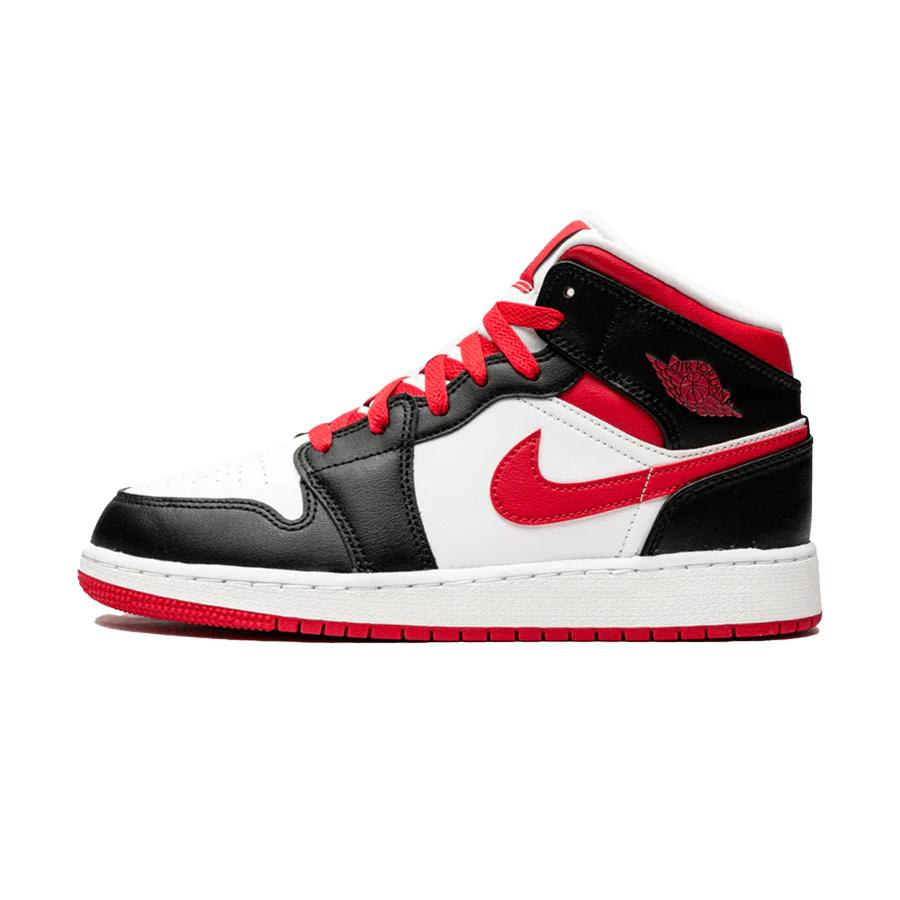 Air Jordan 1 Mid GS 'White Very Berry'