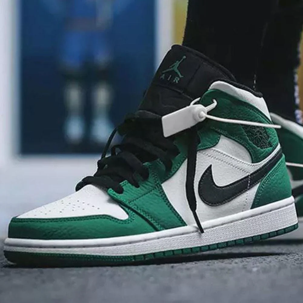 Air Jordan 1 Mid 'Pine Green' - Image 6