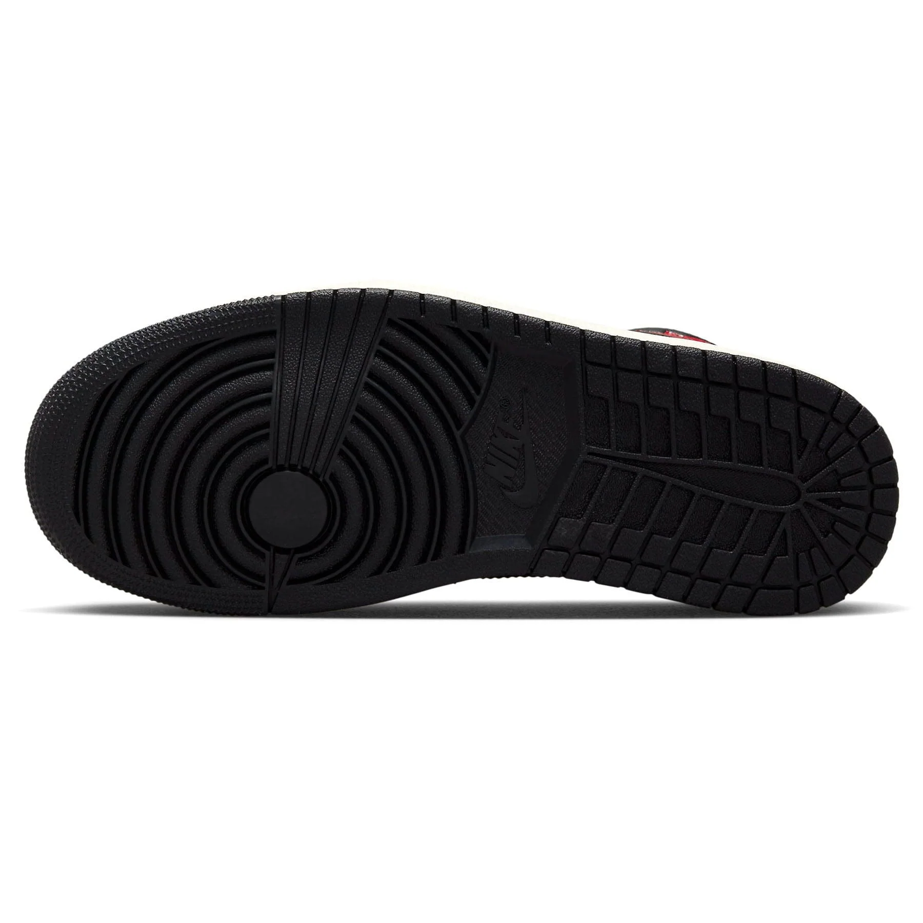 Air Jordan 1 Mid Wmns 'Black Sail Gym Red' - Image 5
