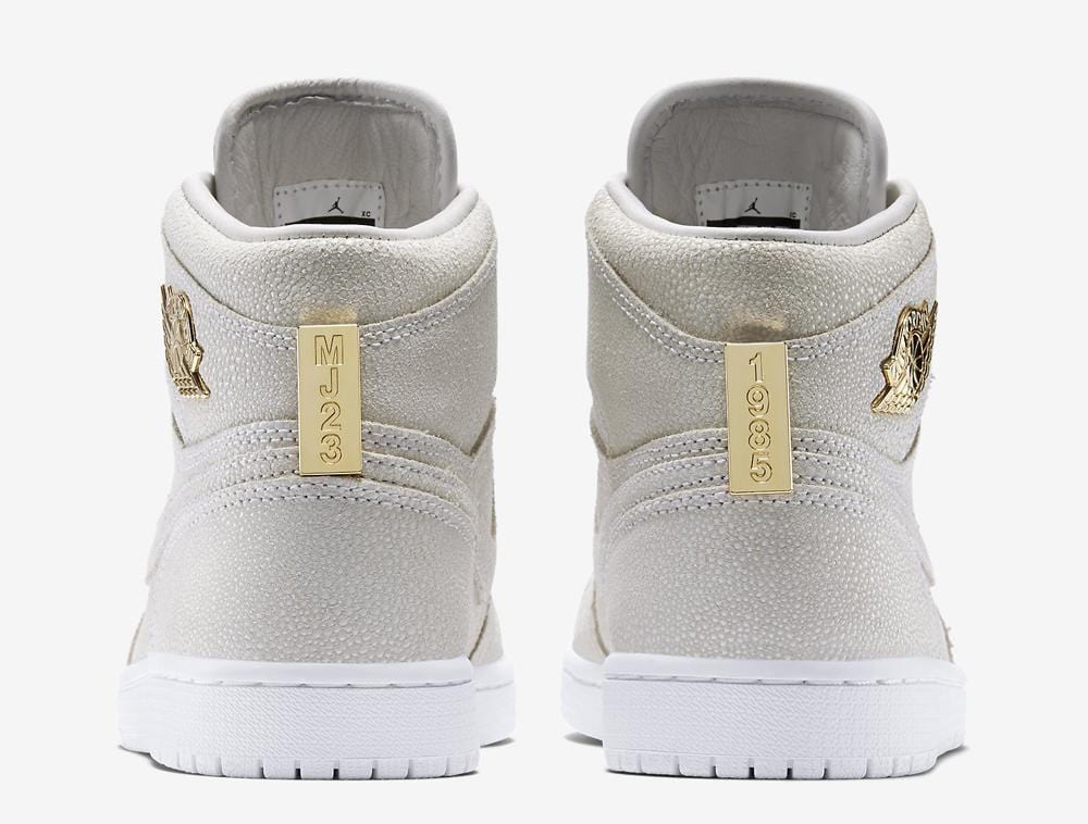 Air Jordan 1 Retro High Pinnacle White Metallic Gold - Image 4