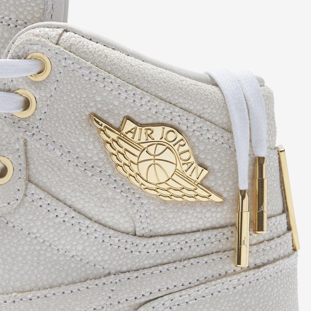 Air Jordan 1 Retro High Pinnacle White Metallic Gold - Image 5