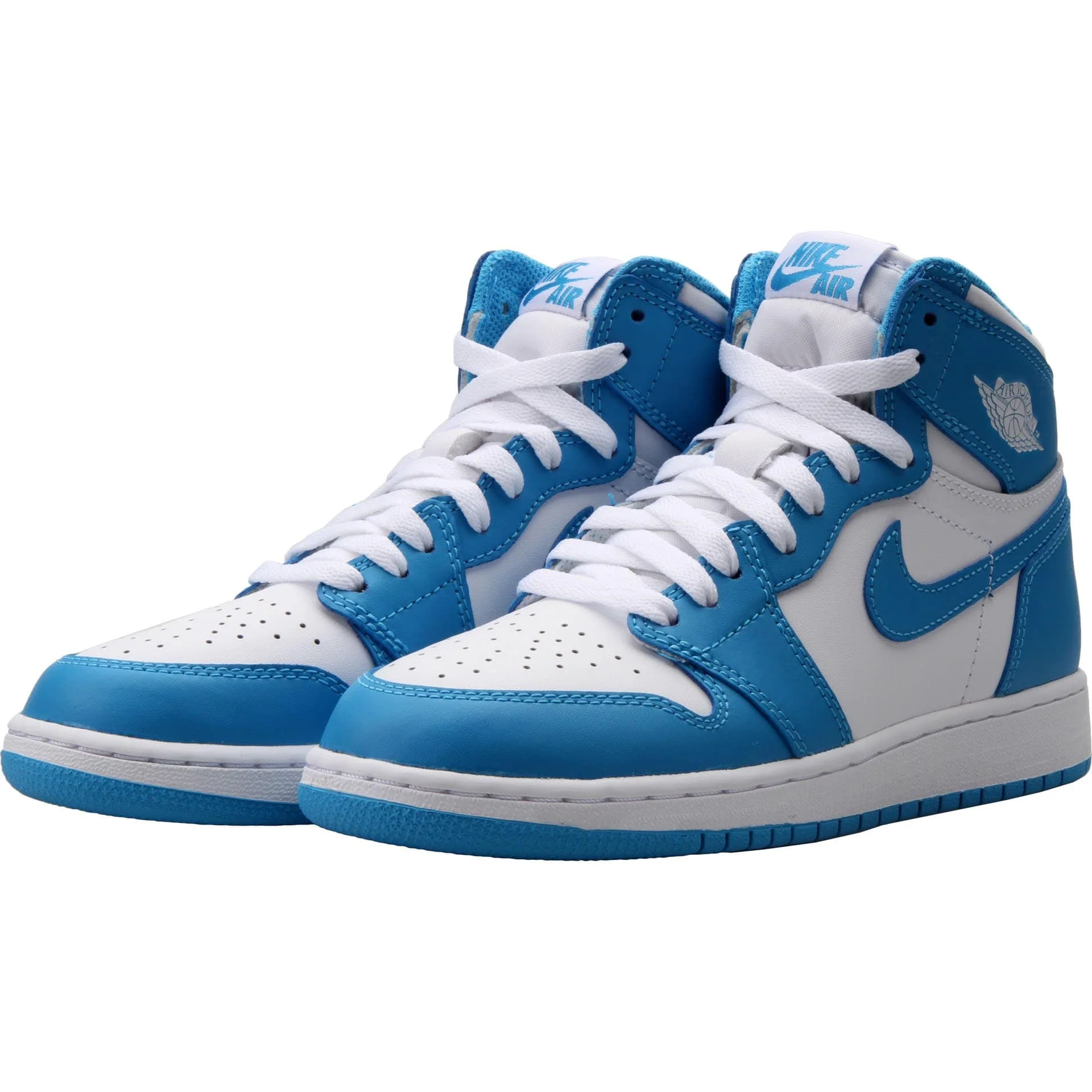Air Jordan 1 Retro High OG Grade School (White-Powder Blue) - Image 5