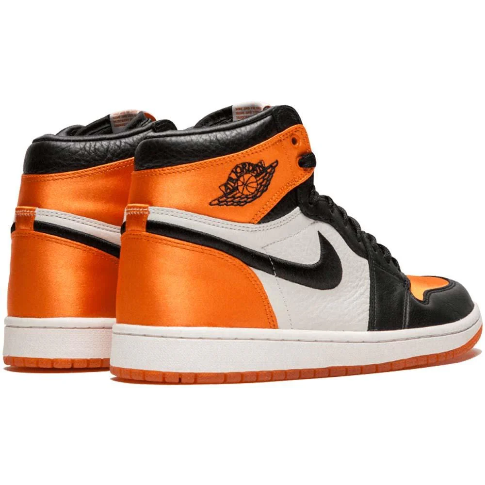 Air Jordan 1 WMNS Satin 'Shattered Backboard' Orange Black - Image 3