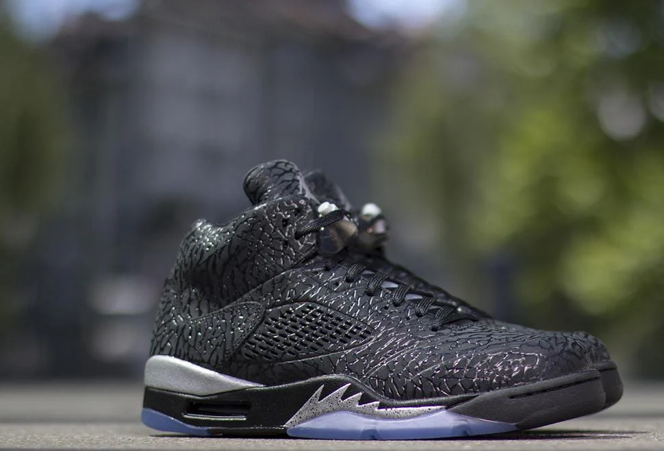 AIR JORDAN 3LAB5 Black & Metallic Silver - Image 9