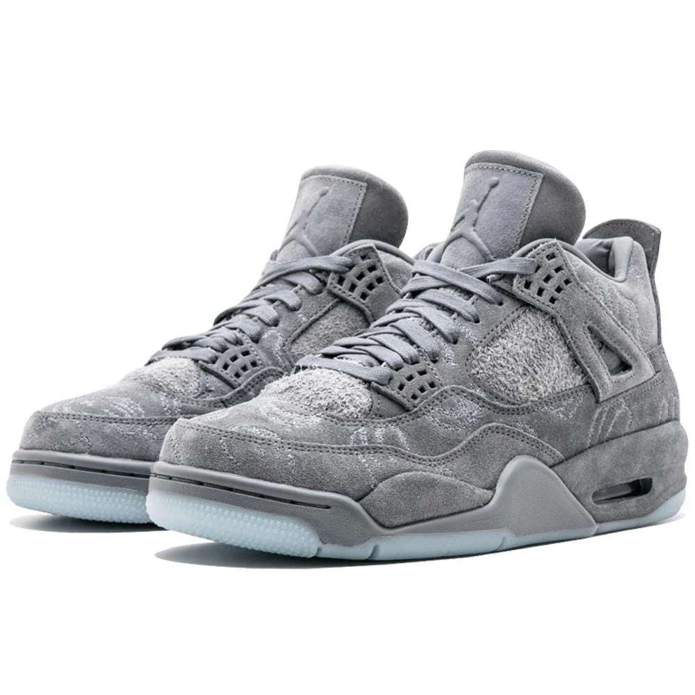 KAWS x Air Jordan 4 Retro 'Cool Grey & White' - Image 2