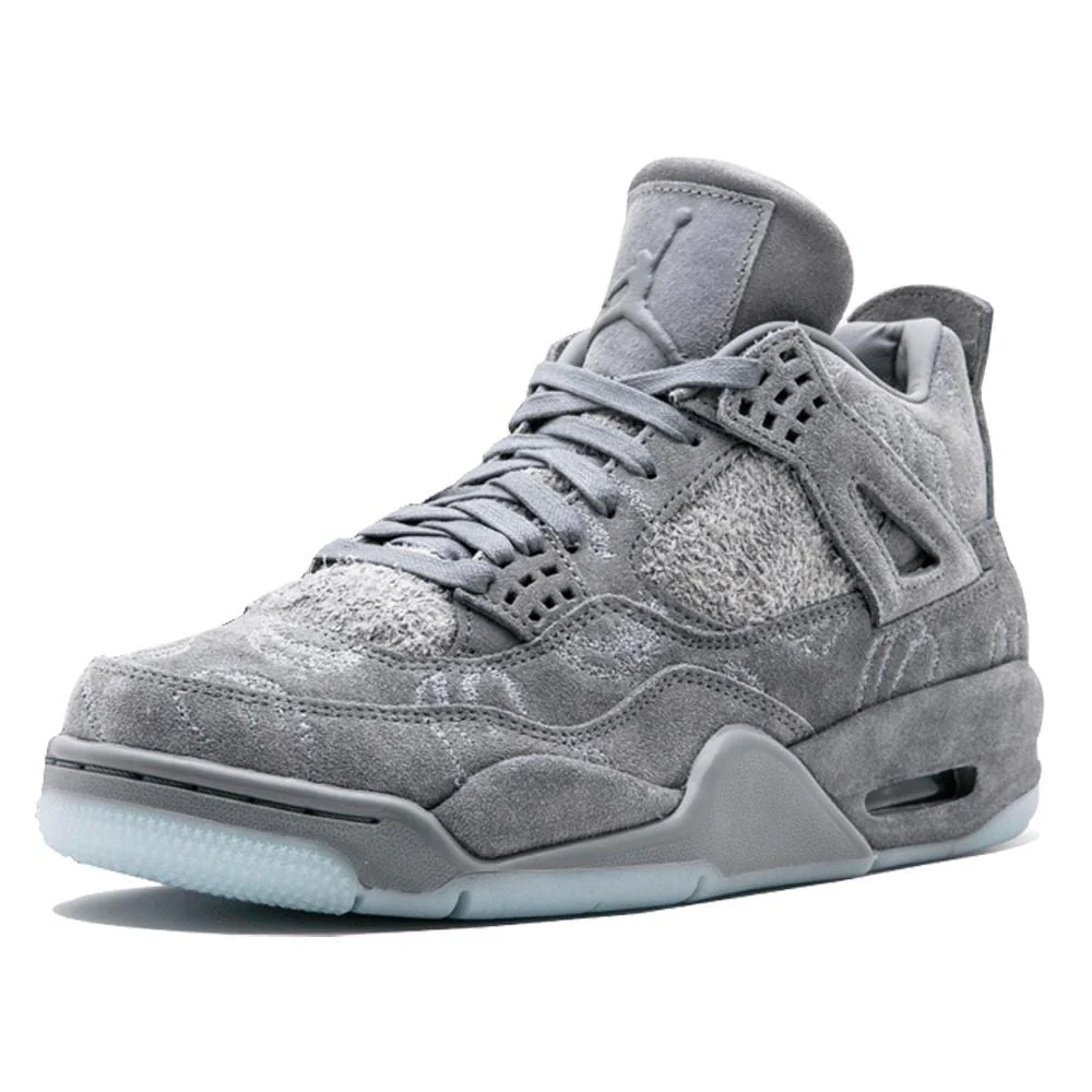 KAWS x Air Jordan 4 Retro 'Cool Grey & White' - Image 4
