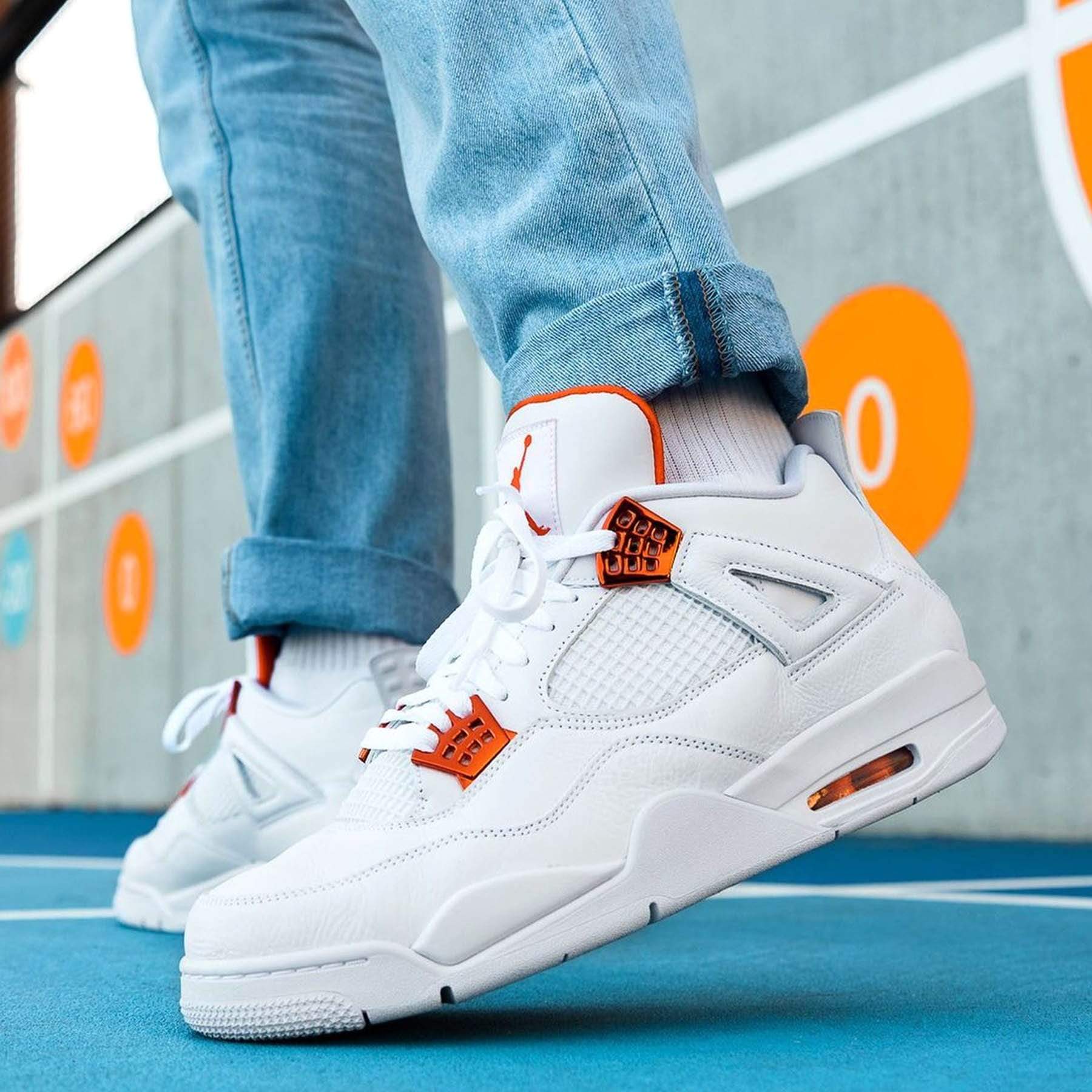 Air Jordan 4 Retro 'Orange Metallic' - Image 7
