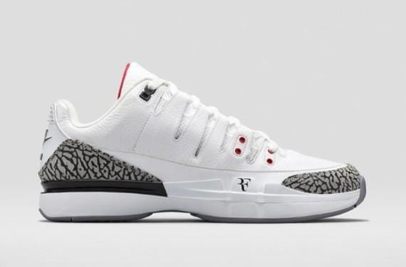Air Jordan 3 x Nike Zoom Vapor Tour 9 White - Image 4