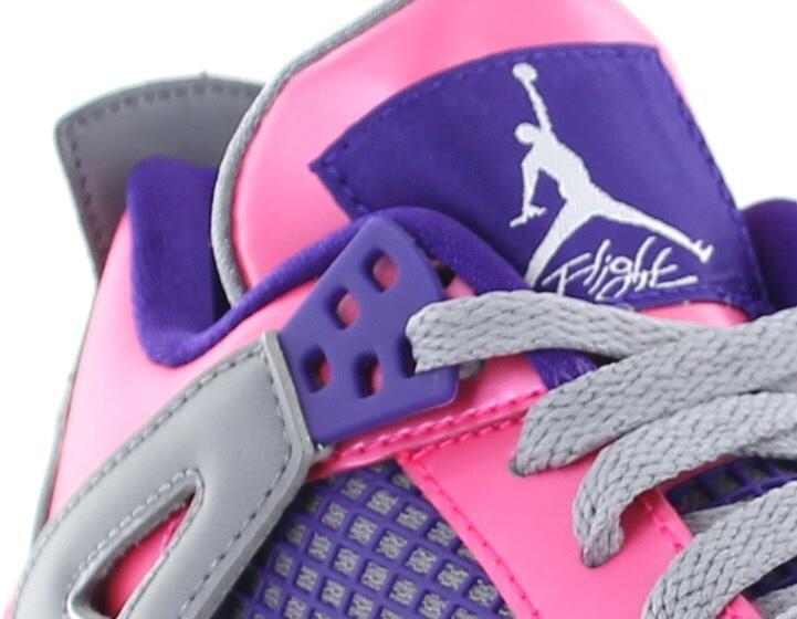 Air Jordan IV (4) GS Pink Foil - Image 4