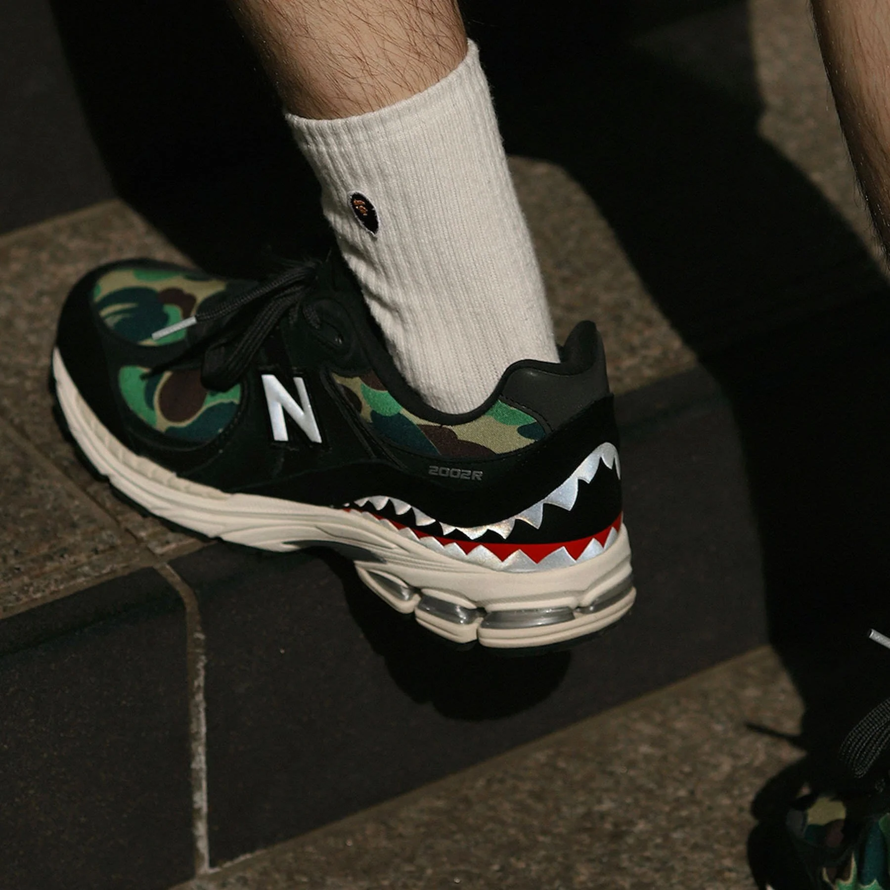 BAPE x 2002R 'Apes Together Strong - Black Camo' - Image 6