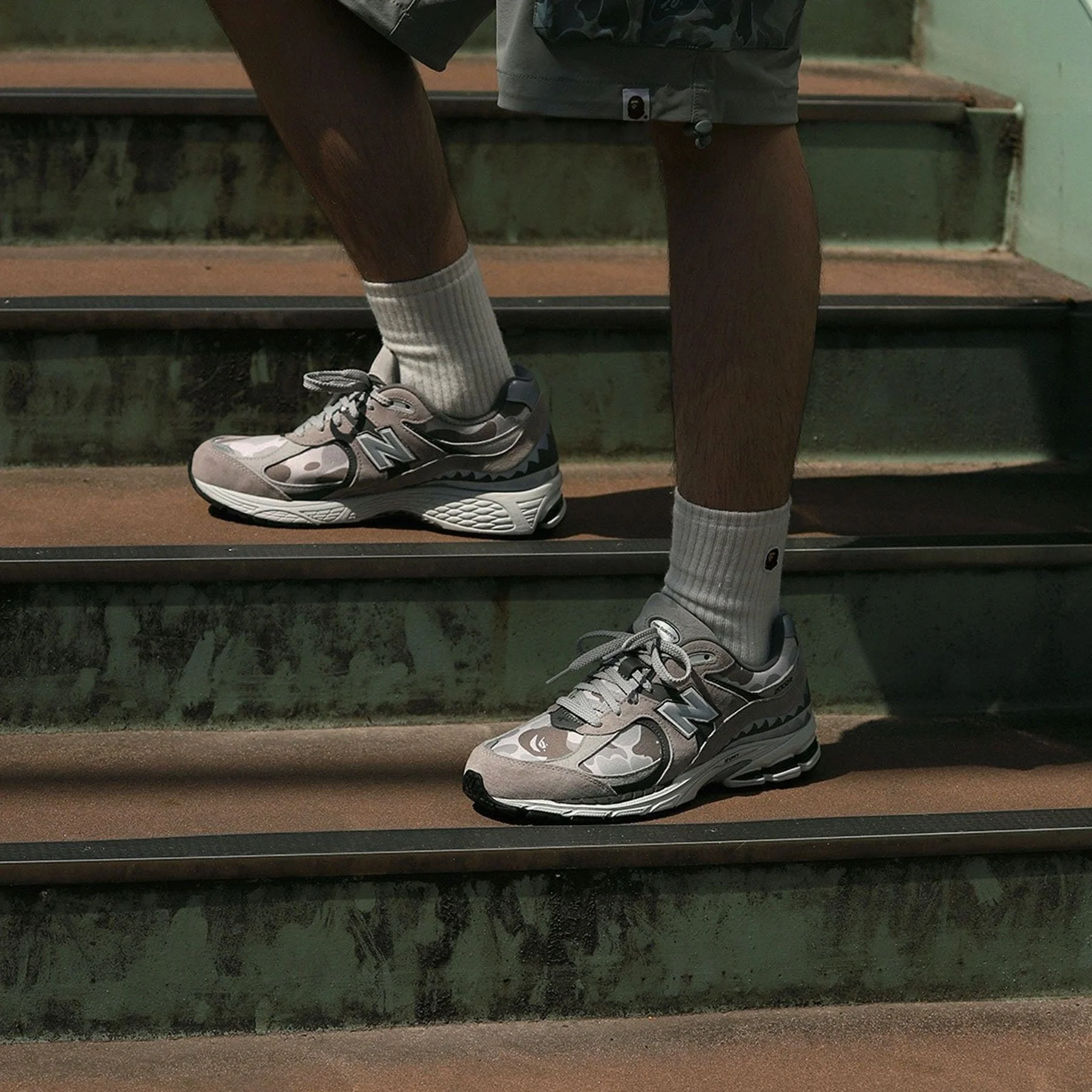 BAPE x 2002R 'Apes Together Strong - Grey Camo' - Image 5