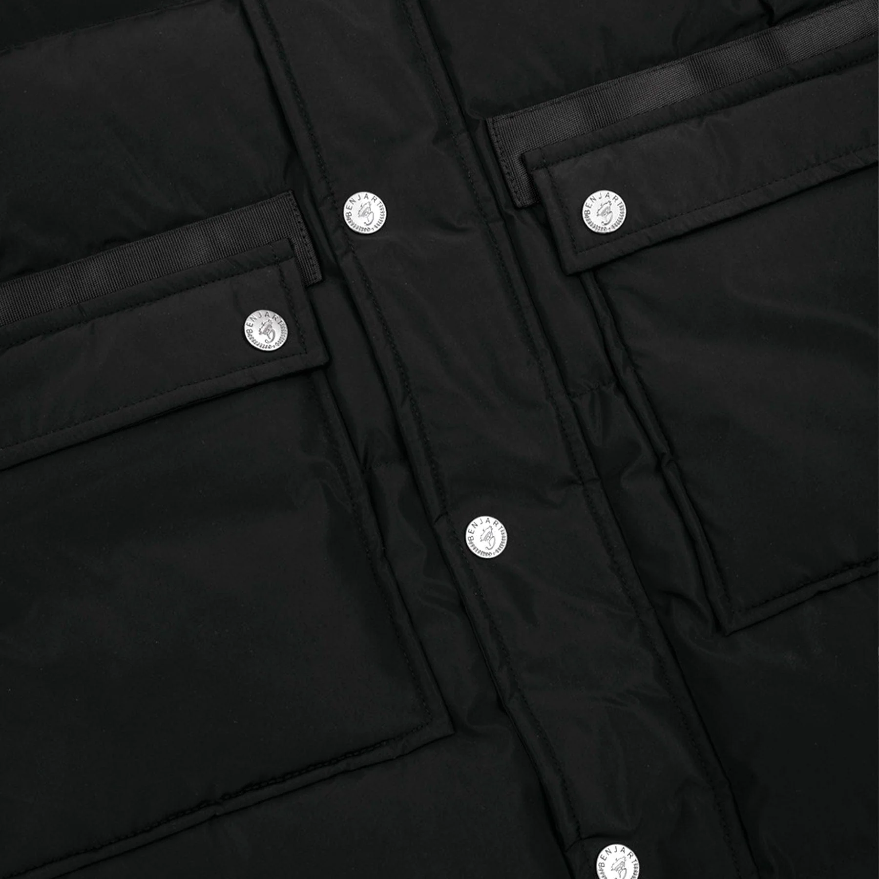 Benjart Fur Parka 'Black' - Image 6