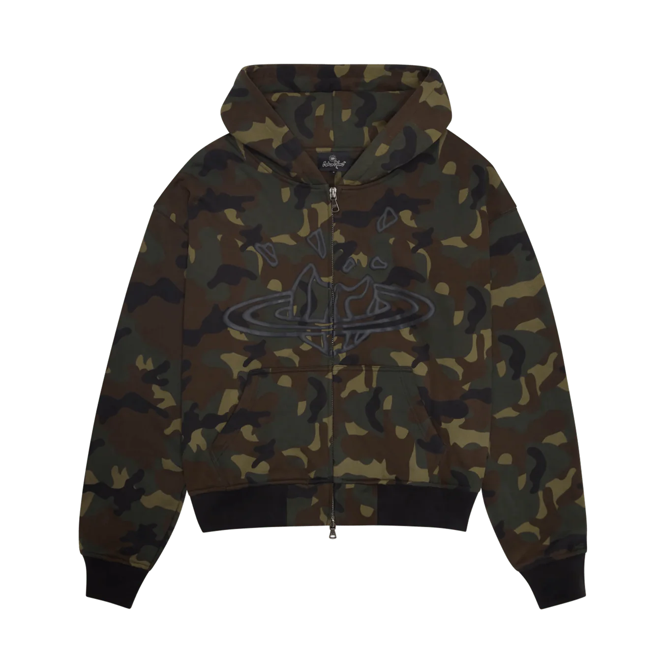 Broken Planet Camo Planet Zip Up Hoodie