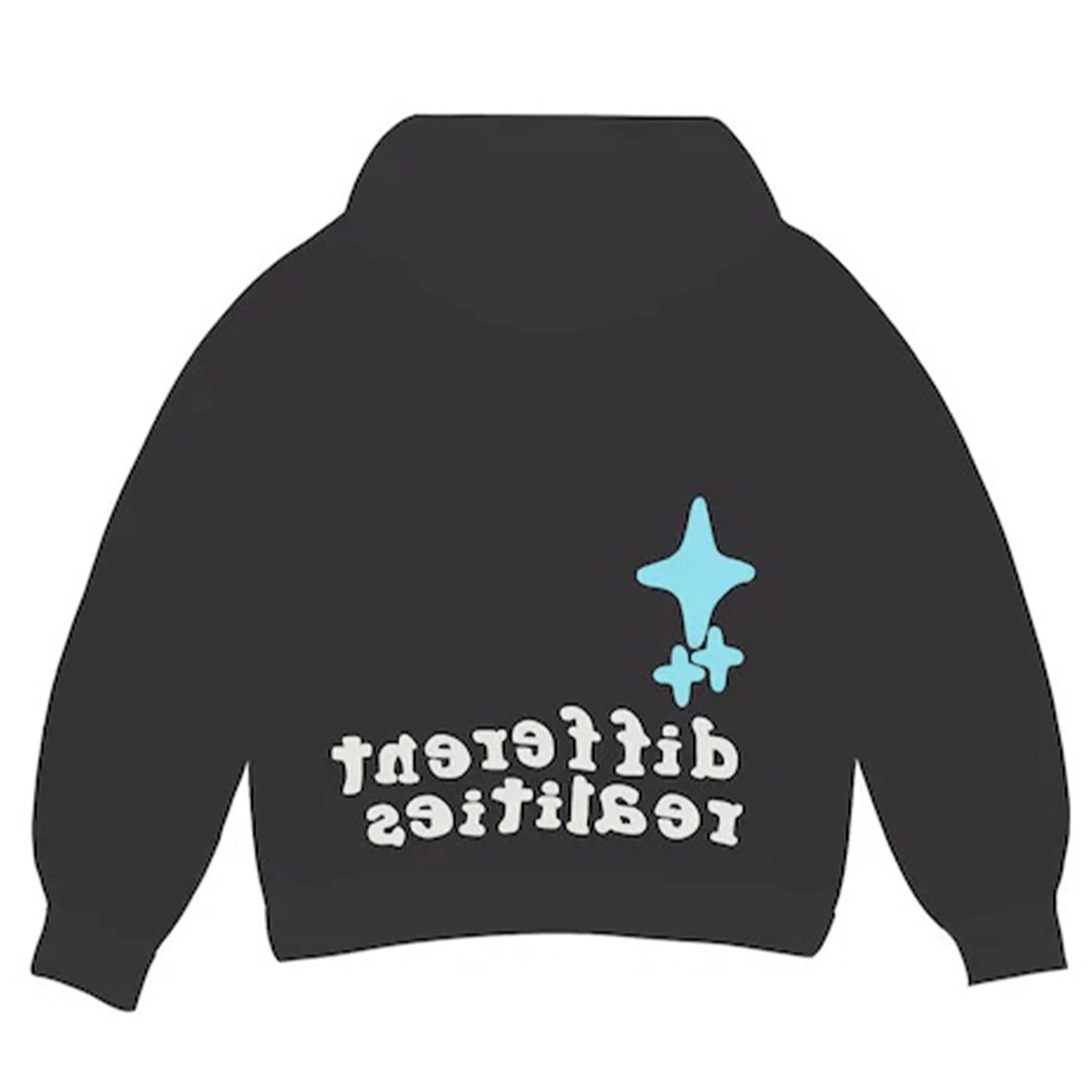 Broken Planet Hoodie 'Different Worlds' - Onyx - Image 2