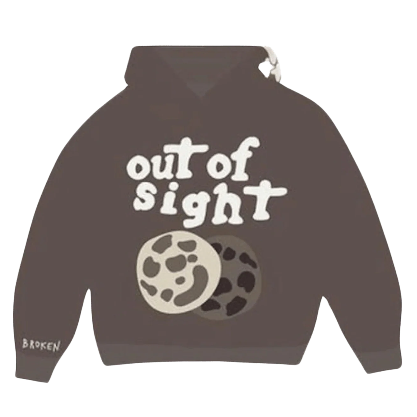 Broken Planet Hoodie 'Out Of Sight' - Brown