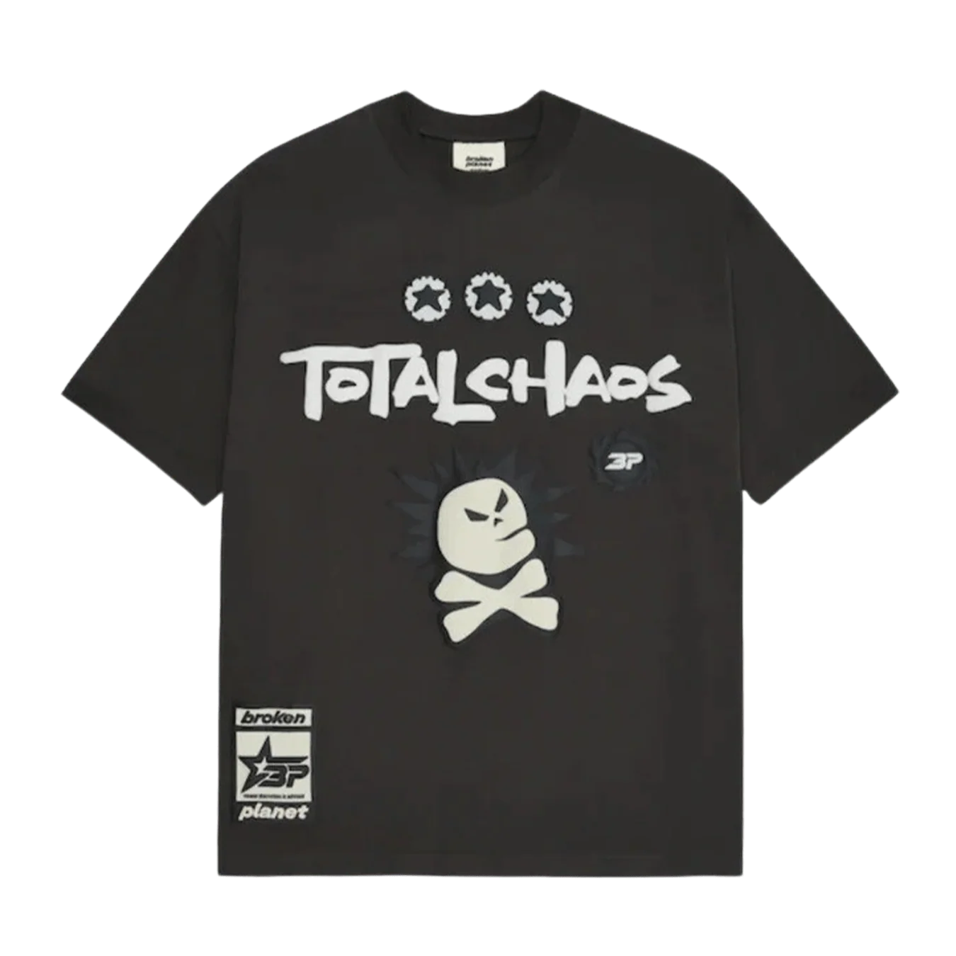 Broken Planet T-Shirt 'Total Chaos' - Black
