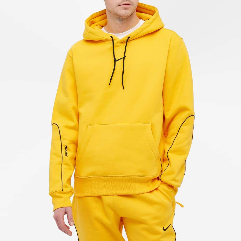 Drake x Nike NOCTA AU Essential Hoody University Gold - Image 4