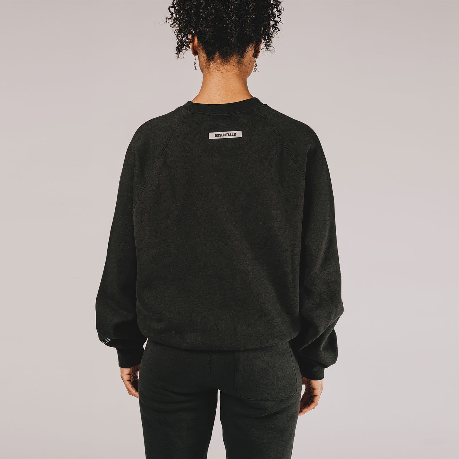 FEAR OF GOD ESSENTIALS 3D Silicon Applique Crewneck Dark Slate/Stretch Limo/Black - Image 6