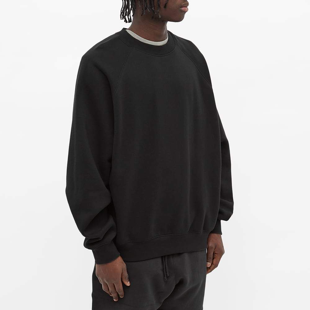FEAR OF GOD ESSENTIALS Pull-Over Crewneck (SS21) Black/Stretch Limo - Image 3