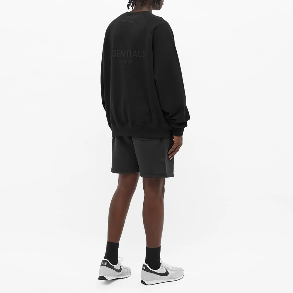 FEAR OF GOD ESSENTIALS Pull-Over Crewneck (SS21) Black/Stretch Limo - Image 5