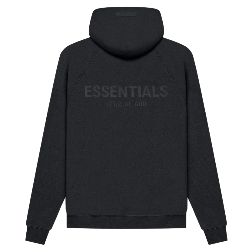 FEAR OF GOD ESSENTIALS Pull-Over Hoodie (SS21) Black/Stretch Limo
