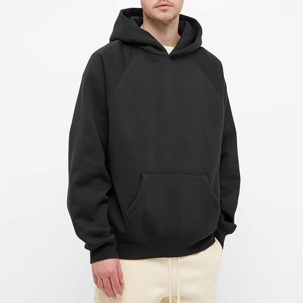 FEAR OF GOD ESSENTIALS Pull-Over Hoodie (SS21) Black/Stretch Limo - Image 3