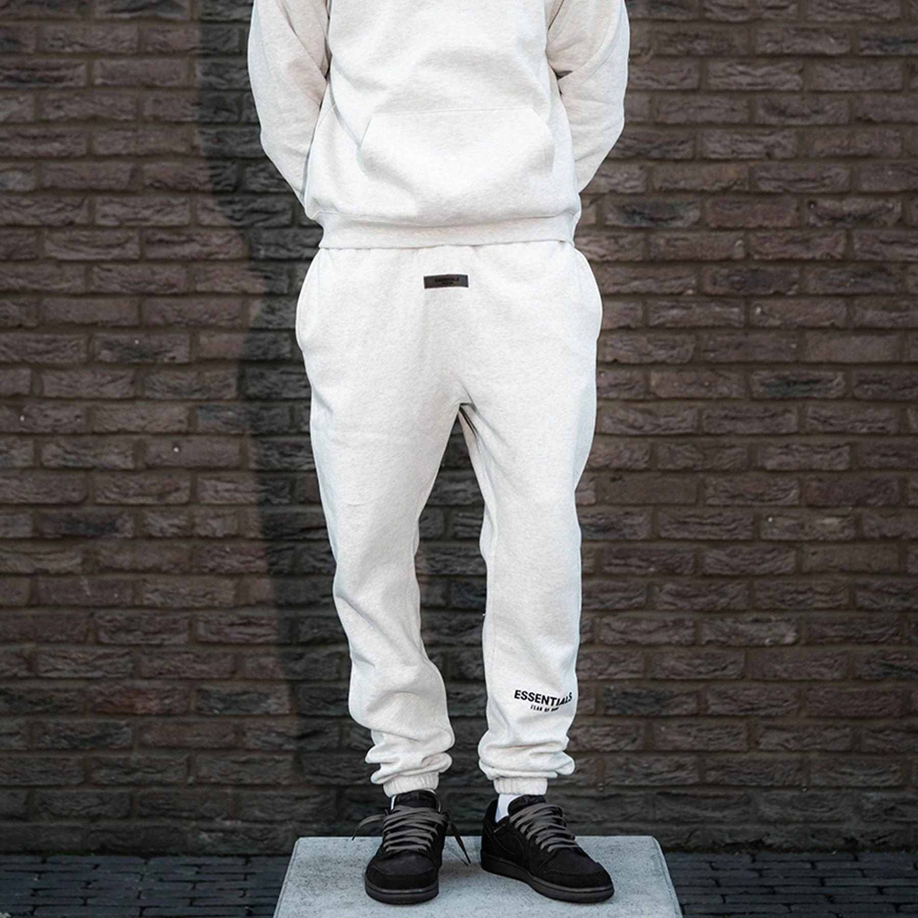 Fear of God Essentials Sweatpants 'Light Oatmeal' (SS22) - Image 4