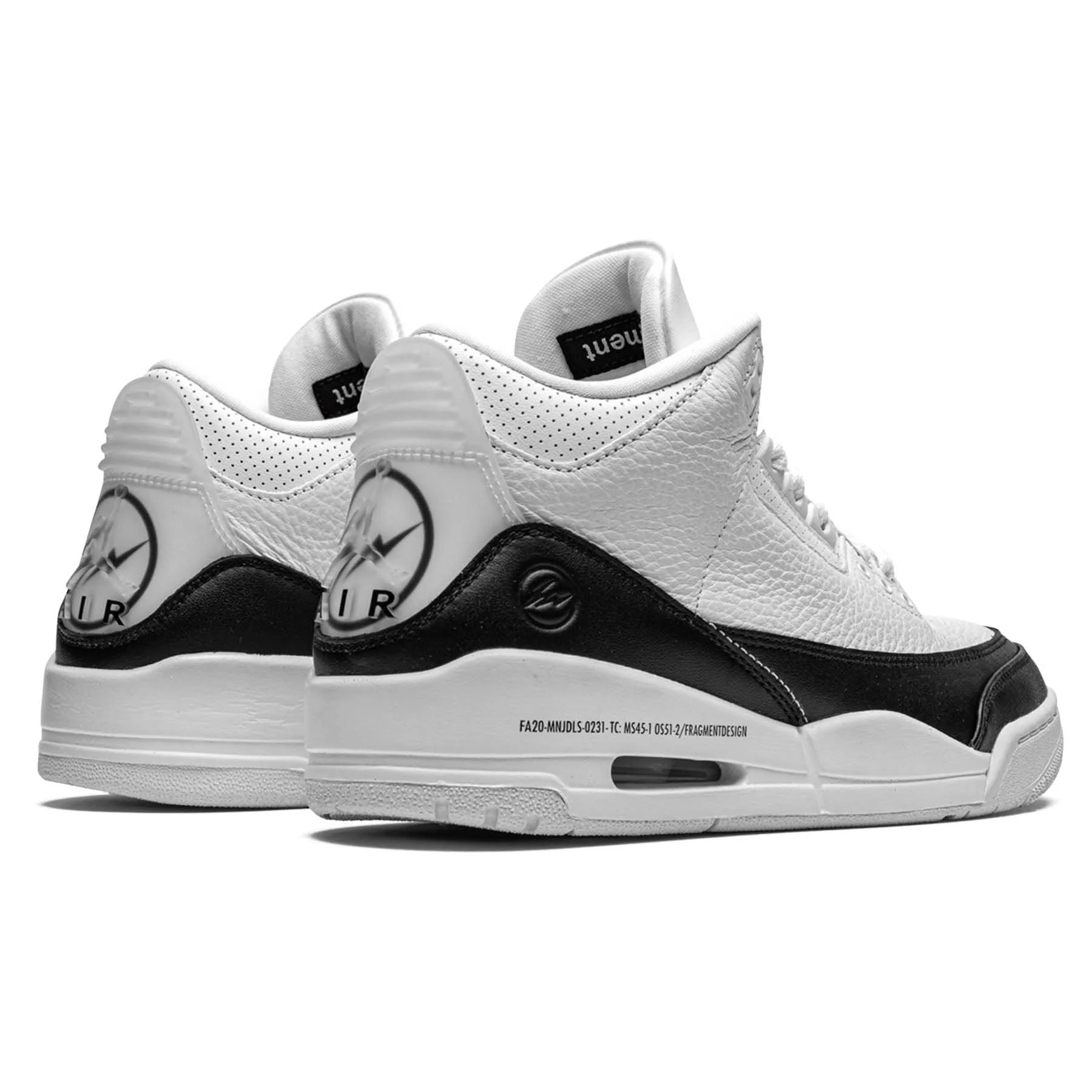 Fragment Design x Air Jordan 3 Retro SP 'White' - Image 3