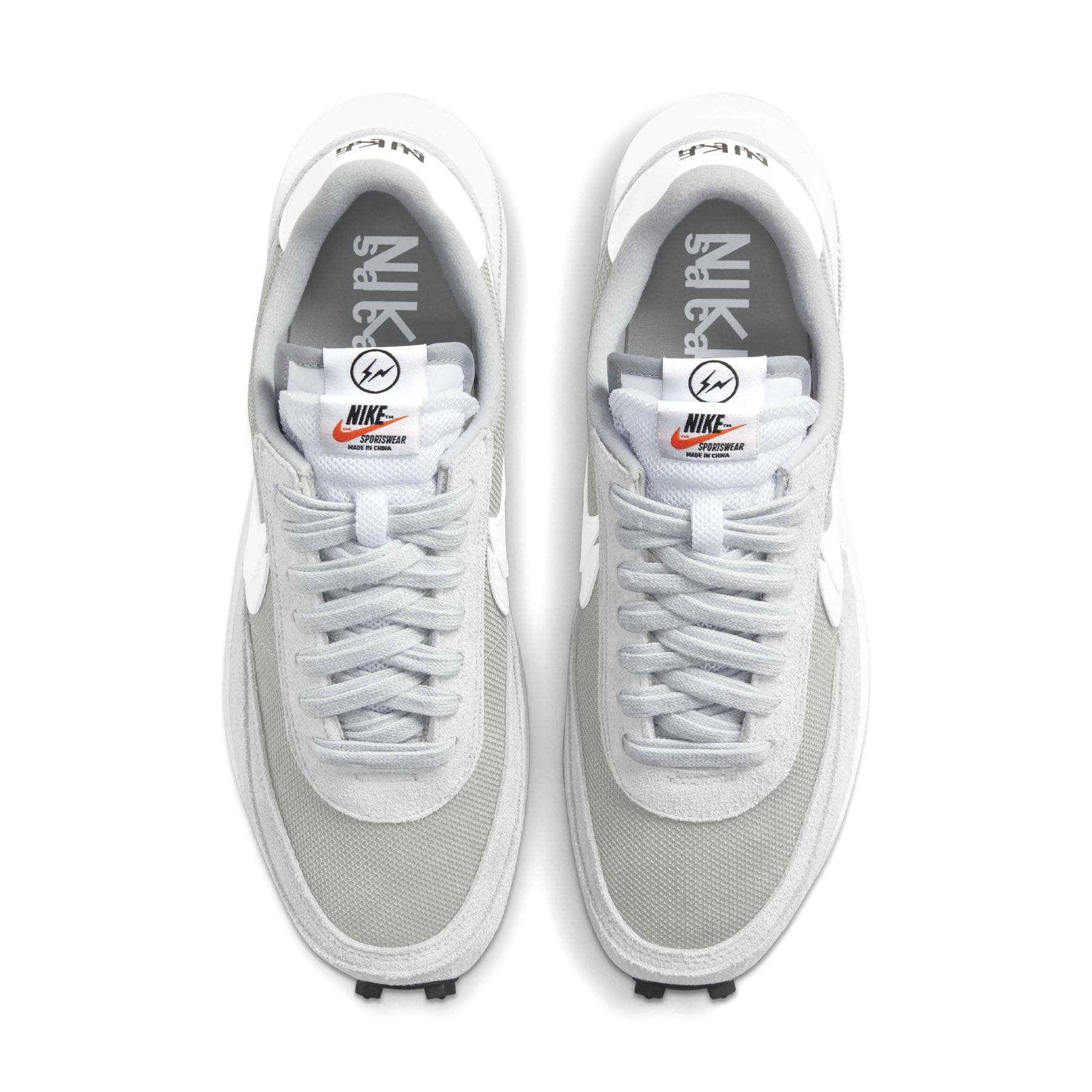 Fragment Design x sacai x Nike LDV Waffle 'Light Smoke Grey' - Image 3