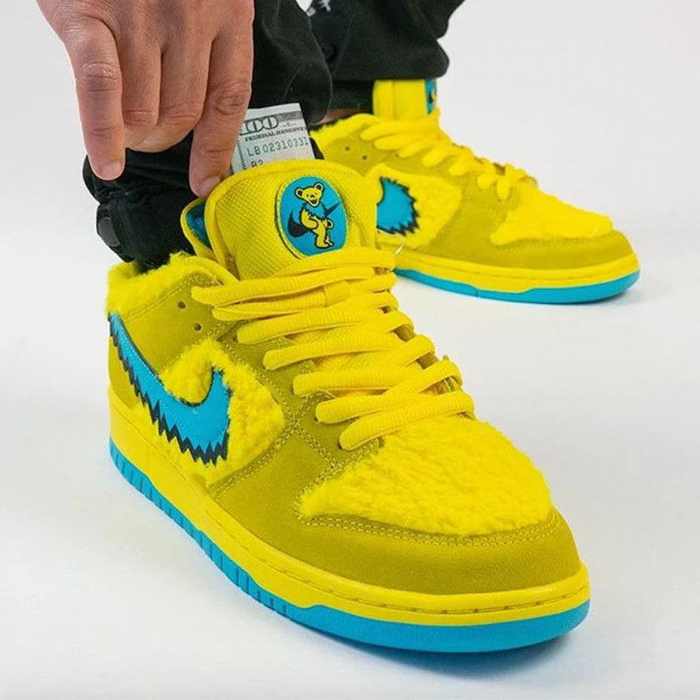 Grateful Dead x Nike Dunk Low SB 'Yellow Bear' - Image 7