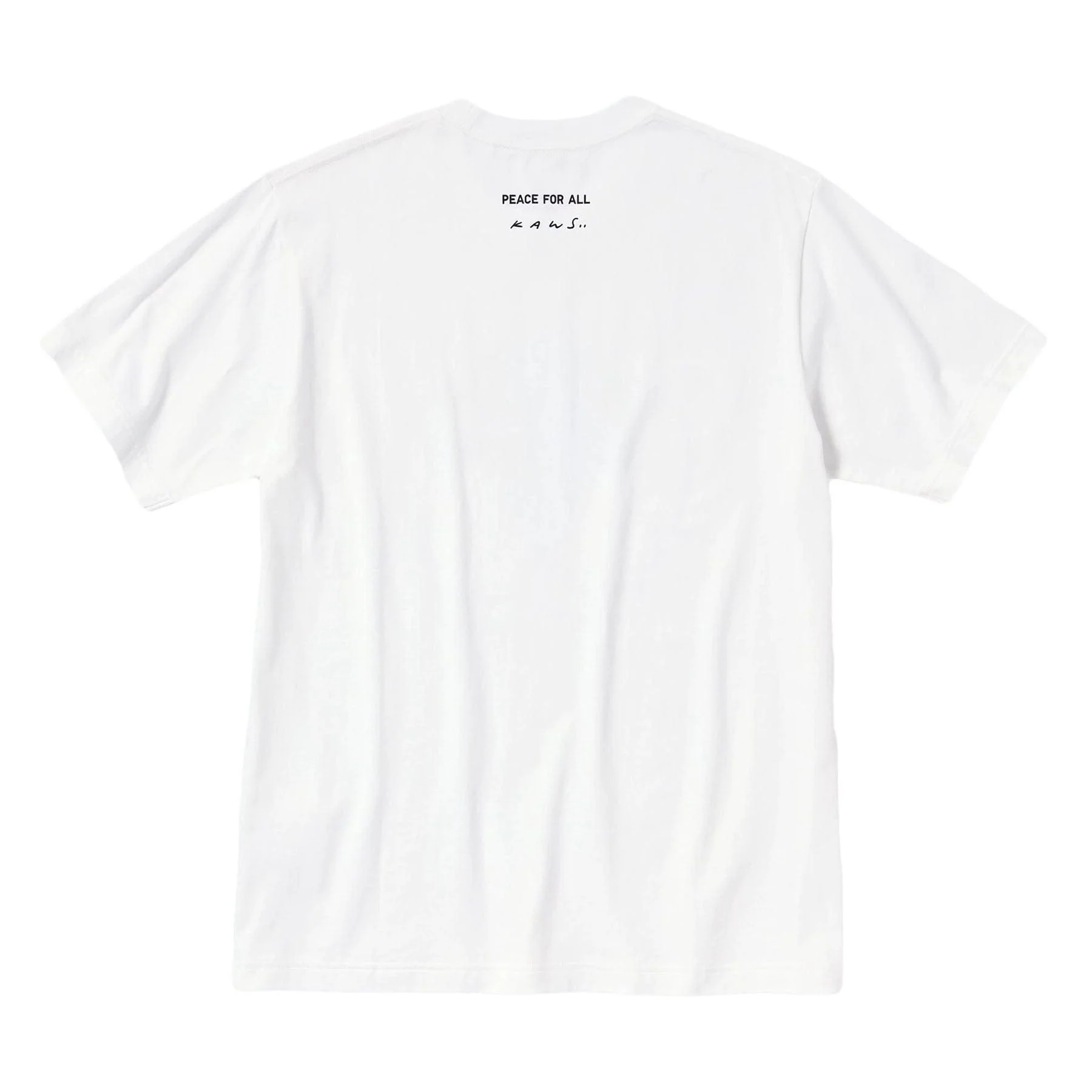KAWS x UNIQLO Peace For All Tee White - Image 2