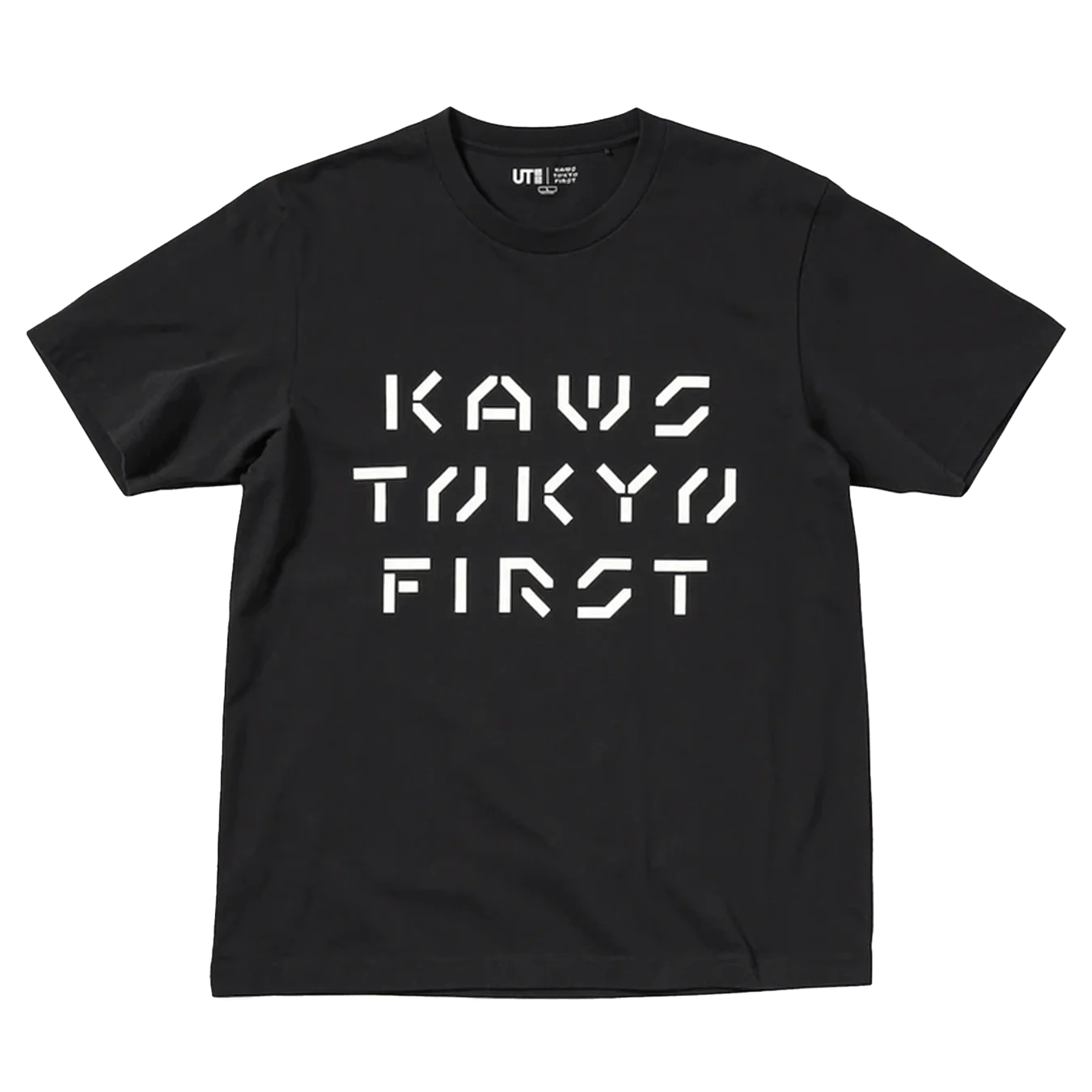 KAWS x Uniqlo Tokyo First Tee (Asia Sizing) Black
