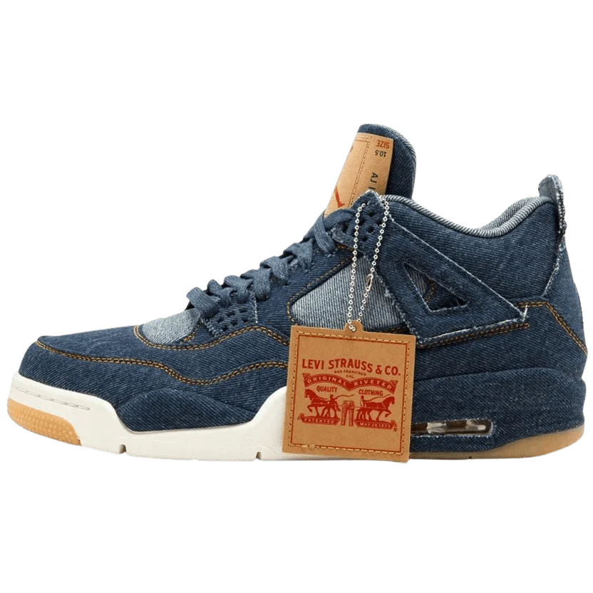 Levis x Air Jordan 4 Retro "Navy"