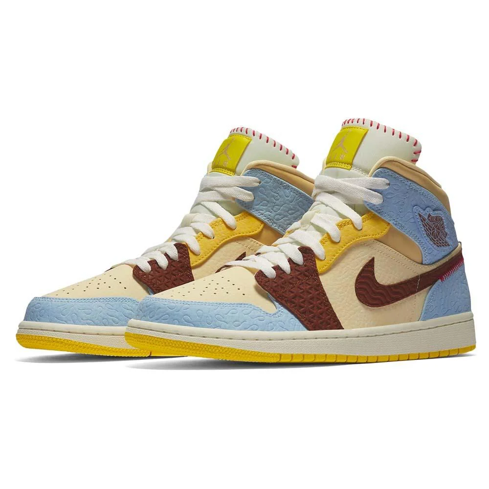 Maison Chateau Rouge x Air Jordan 1 Mid SE 'Fearless' - Image 2