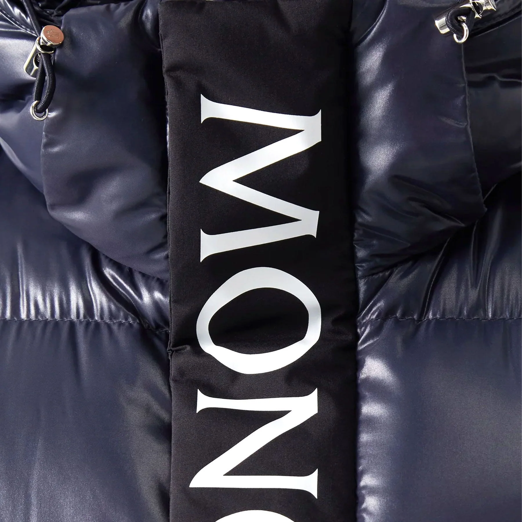 MONCLER Maury hooded half-zip down coat - Image 5
