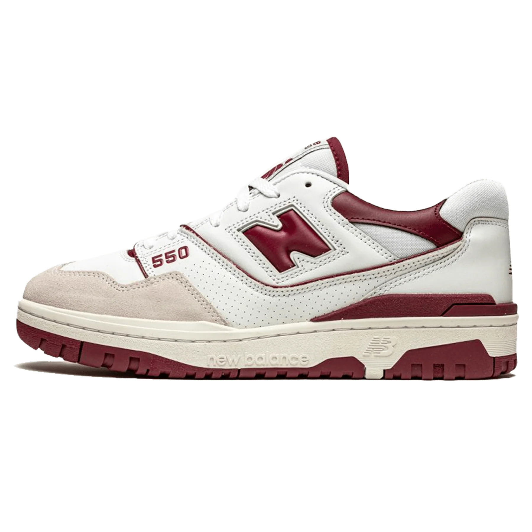 New Balance 550 Sea Salt Burgundy