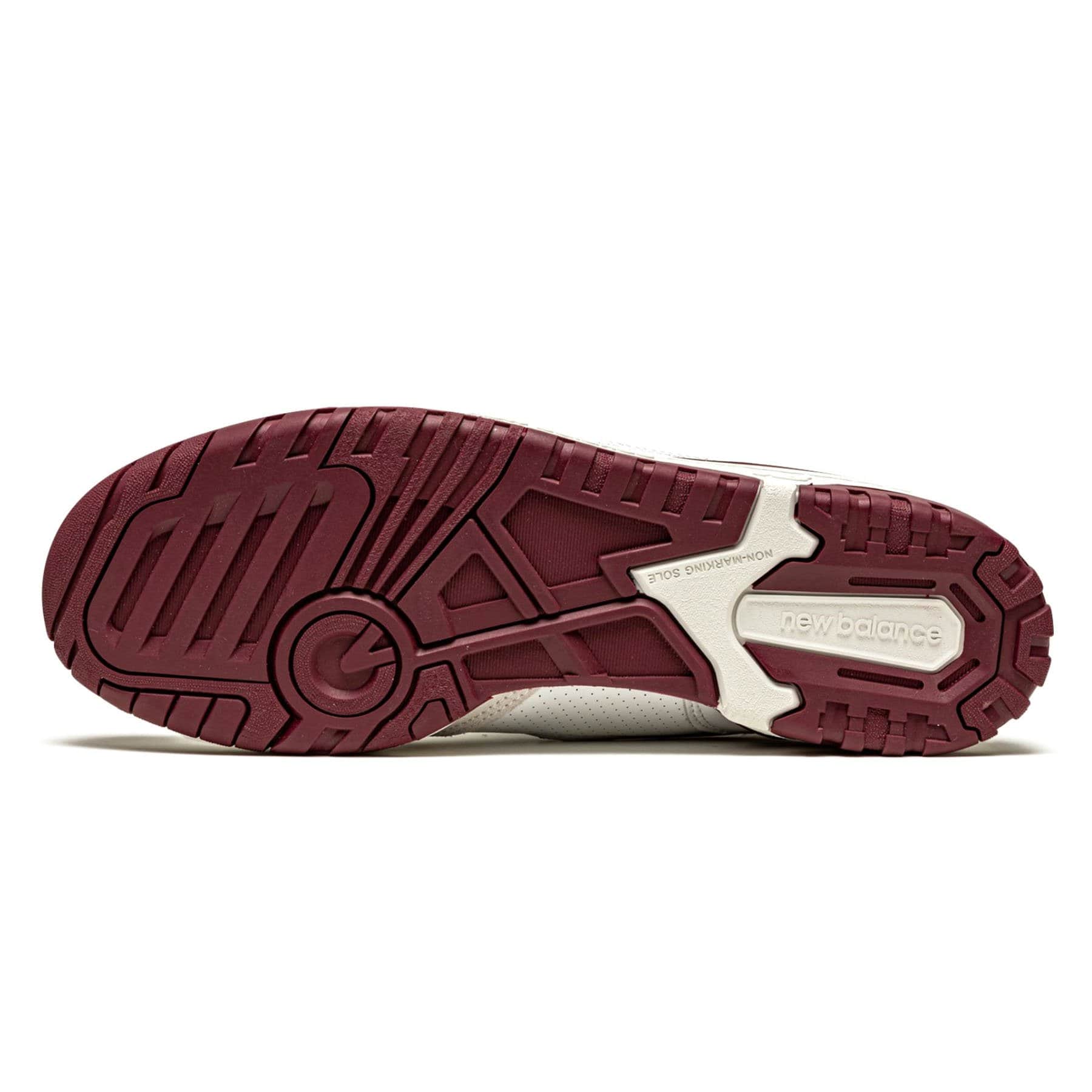 New Balance 550 Sea Salt Burgundy - Image 5