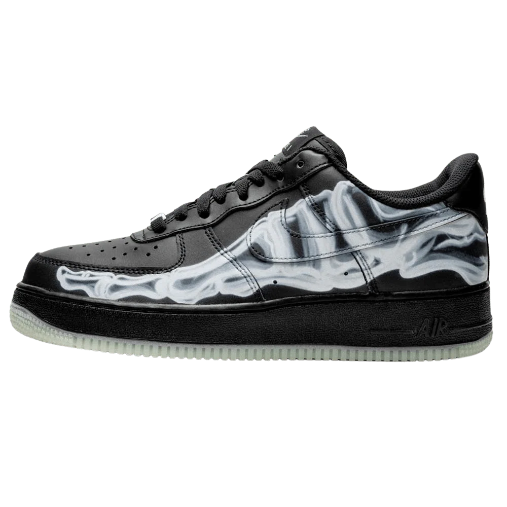 Nike Air Force 1 '07 QS 'Black Skeleton'