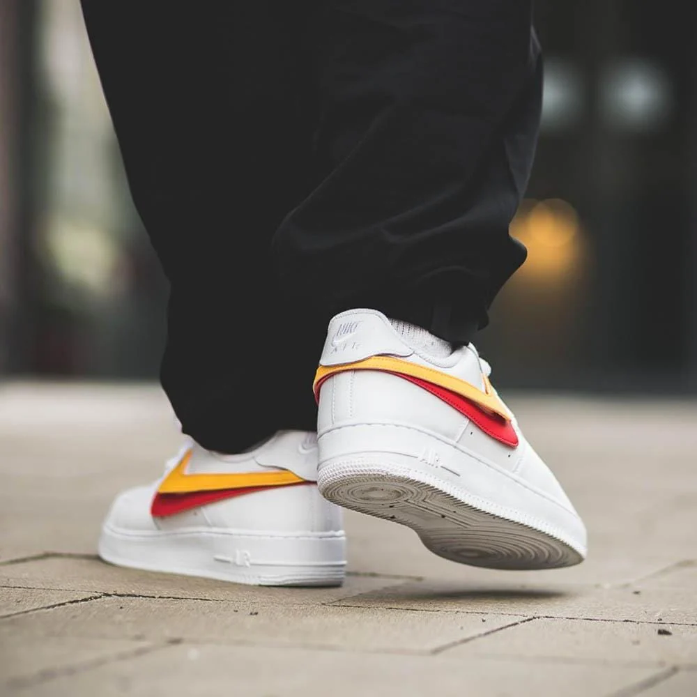 Nike Air Force 1 07 QS Velcro White Swoosh Pack - Image 7