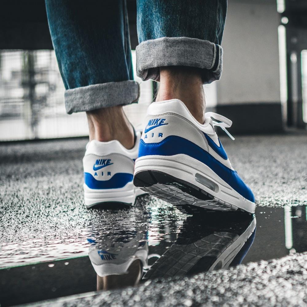 Nike Air Max 1 OG Anniversary White-Game Royal - Image 6