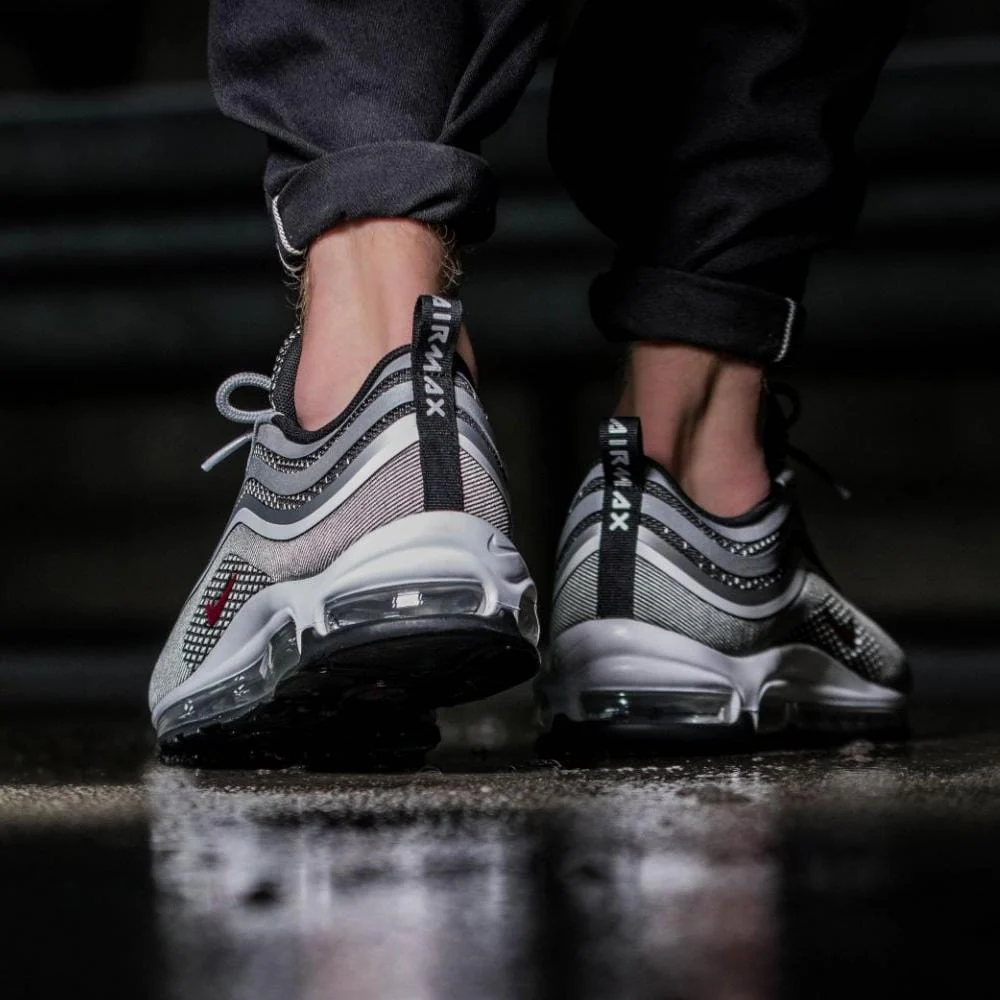 Nike Air Max 97 Ultra Metallic Silver-Varsity Red - Image 7
